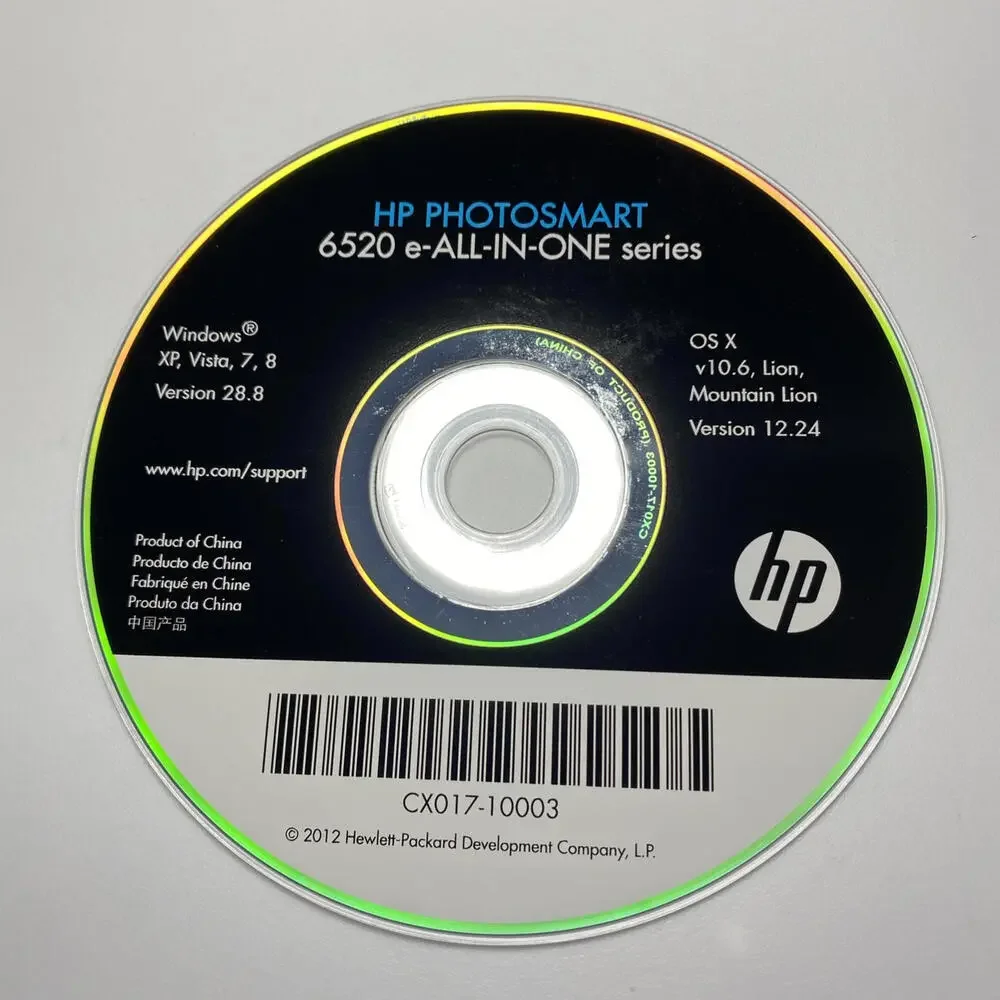 HP Photosmart 6520 E-all In One PC CD